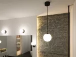 PAULMANN Lampa wisząca łazienkowa GOVE LED 9W 900lm 3000K IP44 230V czarny matowy / metal / szkło