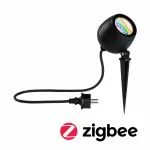 PAULMANN Reflektor ogrodowy KIKOLO LED SH Zigbee RGBW 6.2W 80st. 400lm 3000K-6500K IP65 230V antracyt