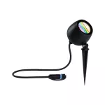 PAULMANN Reflektor ogrodowy Plug & Shine KIKOLO LED SH Zigbee RGBW 6.2W 80st. 400lm 3000K- 6500K IP65 24V antracyt