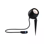 PAULMANN Reflektor ogrodowy Plug & Shine KIKOLO LED SH Zigbee RGBW 6.2W 80st. 400lm 3000K- 6500K IP65 24V antracyt