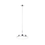 PAULMANN Lampa wisząca LUENA LED 11.5W 600lm okrągła 250mm 3000K IP44 230V szkło chrom / metal