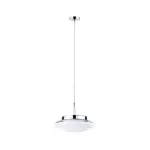 PAULMANN Lampa wisząca LUENA LED 11.5W 600lm okrągła 250mm 3000K IP44 230V szkło chrom / metal