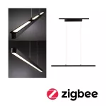 PAULMANN Lampa wisząca URail LENTO LED DIM SH Zigbee 3x15.5W 3x1800lm 230V czarny mat / aluminium