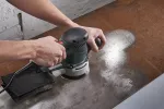 Wielootworowe krążki ścierne gr. 80 do szlifierek mimośrodowych na rzep, fi 125 mm (5 sztuk) Wolfcraft