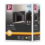 PAULMANN Oprawa elewacyjna ELLIOT LED solar 3000K 5lm IP44 metal / antracyt