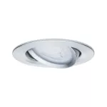 PAULMANN Oprawa do wbudowania NOVA LED wychylna GU10 6.5W 460lm 84mm 2700K IP23 230V aluminium