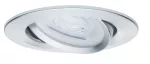 PAULMANN Oprawa do wbudowania NOVA COIN LED DIM wychylna GU10 max.35W 84mm 230V aluminium