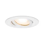 PAULMANN Oprawa do wbudowania NOVA PLUS LED DIM wychylna GU10 7W 460lm 93mm 2700K IP65 230V biały mat