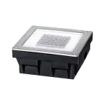 PAULMANN Oprawa wpuszczana CUBE LED solar 3.6lm 100x100mm 2700K IP67 stal nierdzewna / poliwęglan