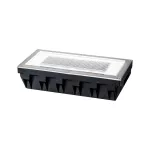 PAULMANN Oprawa wpuszczana solar BOX LED 7.5lm 200x100mm 2700K IP67 stal nierdzewna / poliwęglan