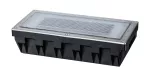 PAULMANN Oprawa wpuszczana solar BOX LED 7.5lm 200x100mm 2700K IP67 stal nierdzewna / poliwęglan