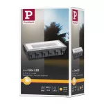 PAULMANN Oprawa wpuszczana solar BOX LED 7.5lm 200x100mm 2700K IP67 stal nierdzewna / poliwęglan