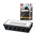 PAULMANN Oprawa wpuszczana solar BOX LED 7.5lm 200x100mm 2700K IP67 stal nierdzewna / poliwęglan