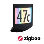 PAULMANN Oprawa elewacyjna PADEA LED SH Zigbee 8.2W 550lm DIM RGBW + zmierzchu IP44 3000K 230V antracyt tworzywo sztuczne