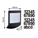 PAULMANN Oprawa elewacyjna PADEA LED SH Zigbee 8.2W 550lm DIM RGBW + zmierzchu IP44 3000K 230V antracyt tworzywo sztuczne