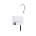PAULMANN Oprawa ścienna HALINA LED 2.4W 200lm 2700K USB-C 230V biały mat /metal