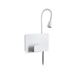 PAULMANN Oprawa ścienna HALINA LED 2.4W 200lm 2700K USB-C 230V biały mat /metal