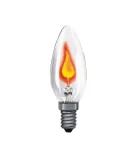 PAULMANN Źródło światła dekoracyjne LED Płomyk 3W E14 1lm 97mm 230V przeźroczysta / szkło