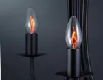 PAULMANN Źródło światła dekoracyjne LED Płomyk 3W E14 1lm 97mm 230V przeźroczysta / szkło