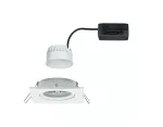 PAULMANN Oprawa do wbudowania NOVA COIN LED wychylna 6W 470lm 84x84mm 2700K IP23 230V biały mat