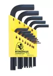 Zestaw imbusów krótkich calowych - BONDHUS - 13 szt. [,050 - 3/8]