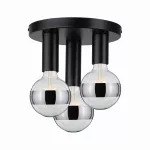 PAULMANN Neordic Skogen plafon max. 3x20W E27 Czarny 230V metal
