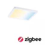 PAULMANN Plafoniera VariFit AREO LED DIM SM Zigbee 13W 1200lm 3000-6500K 175x175mm IP44 230V biały matowy / tworzywo sztuczne
