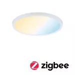PAULMANN Plafoniera VariFit AREO LED DIM SM Zigbee 16W 1400lm 3000-6500K okrągła 230mm IP44 230V biały matowy / tworzywo sztuczne