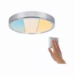 PAULMANN Plafoniera AVIAR LED DIM 18W 1800lm okrągła 300mm 2700-6500K IP44 230V chrom / tworzywo sztuczne