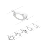 PAULMANN System linkowy Set RoundMac 5x4,5W LED biały