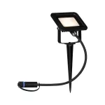 PAULMANN Naświetlacz Plug & Shine FLOOD SPOT 6.8W 580lm 3000K IP65 24V czarny / aluminium