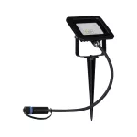 PAULMANN Naświetlacz Plug & Shine FLOOD SPOT 6.8W 580lm 3000K IP65 24V czarny / aluminium