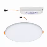 PAULMANN Panel VELUNA VariFit LED 14W 1000lm 3000/4000/6500K 185mm IP44 230V biały