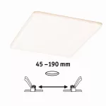 PAULMANN HomeSpa Panel Veluna VariFit IP44 17W 3st zmiana barwy światła 215x215mm