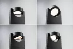 PAULMANN Oprawa ogrodowa SWIVEA LED 8W 625mm 3000K IP44 460lm 230V ciemny szary/ aluminium