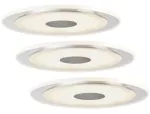 PAULMANN Whirl LED oprawa wbudowana 3x6W aluminum/ satyna