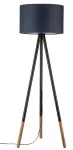 Lampa podłogowa RURIK NEORDIC E27 max.1x20W 1530mm 230V szary drewno / tkanina / metal / drewno