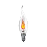 PAULMANN Źródło światła dekoracyjne LED Płomyk 3W E14 1lm 130mm 230V przeźroczysta / szkło
