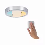 PAULMANN Plafoniera AVIAR LED DIM 13W 1050lm okrągła 220mm 2700-6500K IP44 230V chrom / tworzywo sztuczne