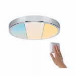 PAULMANN Plafoniera AVIAR LED DIM 24W 2200lm okrągła 3060mm 2700-6500K IP44 230V chrom / tworzywo sztuczne