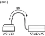 PAULMANN Źródło światła NOVA COIN LED DIM 3-stopniowy 6W 470lm 50mm 2700K 230V satyna