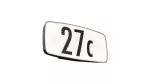PAULMANN Oprawa numeryczna SHERRA LED 3000K IP44 czujnik ruchu+zmierzchu antracyt 230V