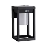 PAULMANN Oprawa elewacyjna MARISOL LED solar 3000K 350lm z czujnikiem ruchu + zmierzchu IP44 czarny