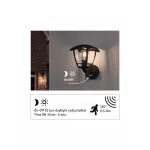 PAULMANN Oprawa elewacyjna CLASSIC E27 max. 12W + PIR IP44 230V czarny / tworzywo sztuczne