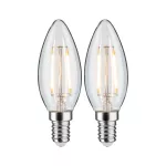 PAULMANN LED Fil 2szt świece 250lm E14 2700K Prze 2W 230V