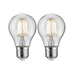 PAULMANN LED Fil 2szt AGL 470lm E27 2700K Przezr 4W 230V