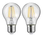 PAULMANN LED Fil 2szt AGL 470lm E27 2700K Przezr 4W 230V