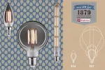 PAULMANN LED Vintage ST64 E27 320lm smk ści 1800K 7,5W 230V