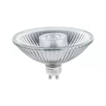 PAULMANN Źródło światła LED QPAR111 DIM 6,5W 24st. GU10 425lm 2700K 230V srebrny / szkło