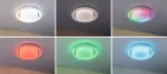 PAULMANN Panel Rainbow Dynamic 22W RGB Zmienna Biel Biały/chrom